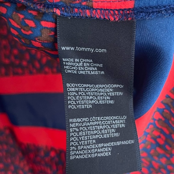 Tommy Hilfiger Vibrant Blue & Red Tank Top - Picture 5 of 5